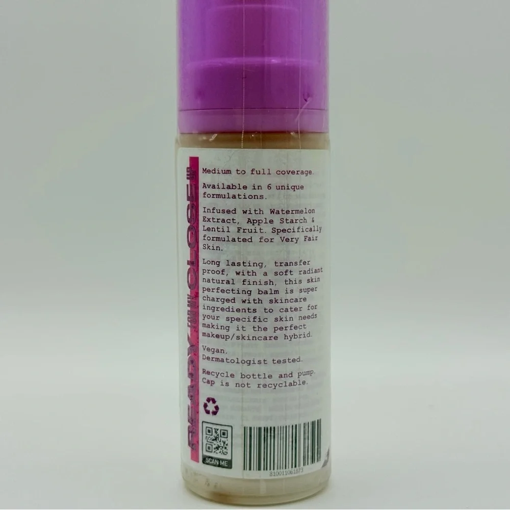 Uoma By Sharon C Flawless IRL Skin Perfecting Foundation White Pearl T2 1 fl oz